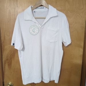 Criquet Terrycloth Polo - White